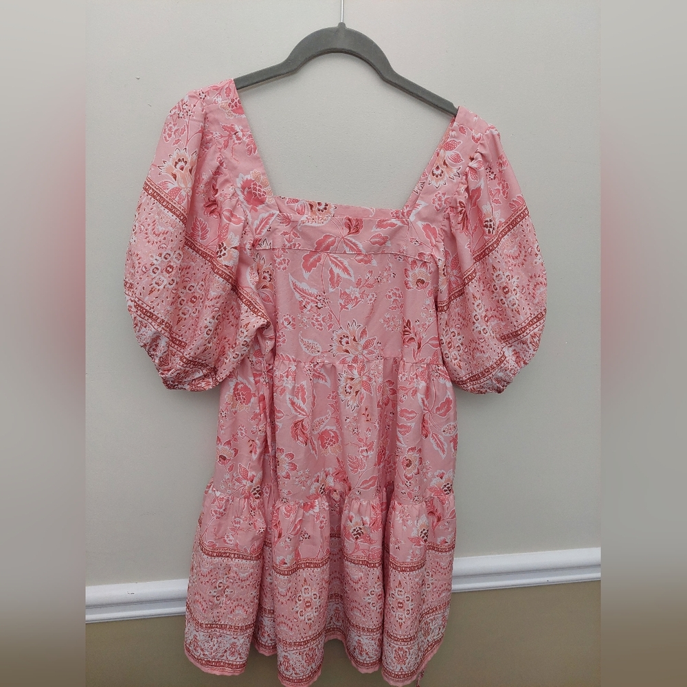 Band Of The FREE Floral Pink Women's DRESS XS - Picture 3 of 4